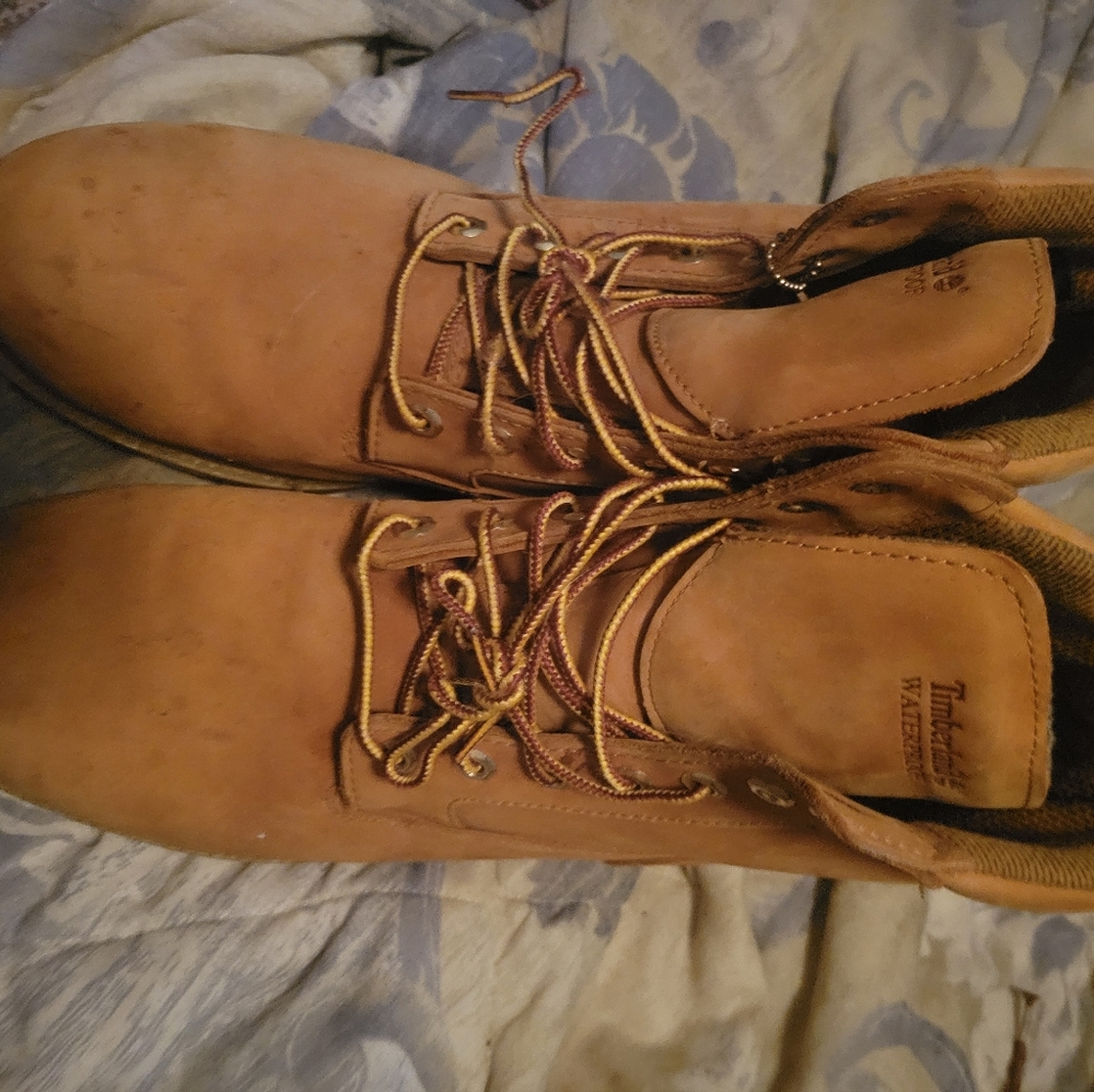 MENS TIMBERLAND LEATHER WORK BOOTS